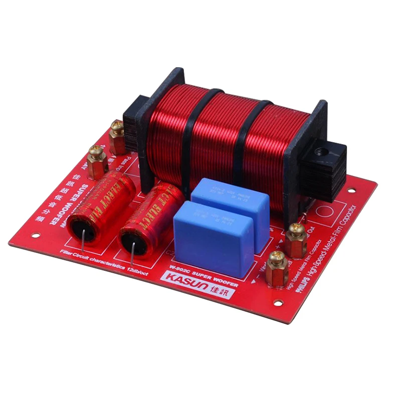 280W Super Bass 1 Way Hifi Crossover Bassi Profondi Subwoofer Divisore Di Frequenza Woofer Subwoofer Filtro Per Altoparlanti 150Hz 4Ohm 300Hz 8Ohm