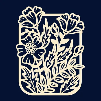 

Kokorosa Flower Frame Metal Cutting Dies Spring Blossom New 2019 for Card Making Scrapbooking Cuts Decor Stencil Craft Dies