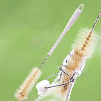

Bottle Brush With Long Handle For Wine Bottle Water Bottle Vase Household Cleaning Tool lydg