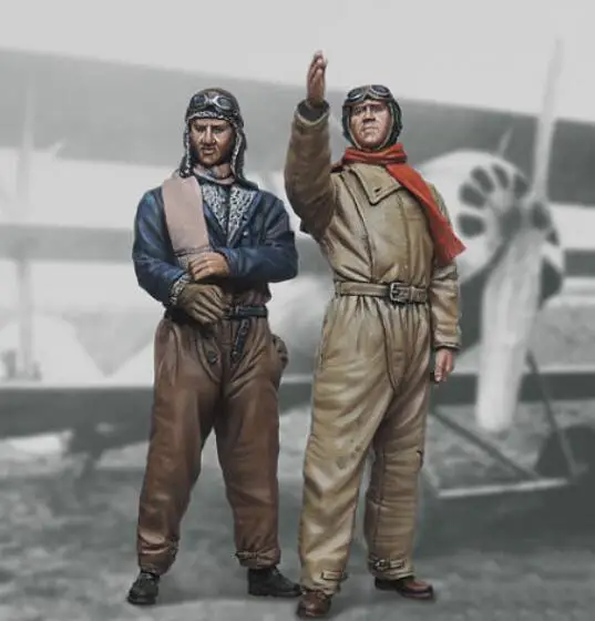 1/32 пилоты смолы фигуры Строительный набор