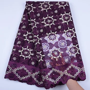 

Latest African Dry Lace Fabric High Quality Lace French Mesh Lace Fabric With Stones For Nigerian Party Dress 802