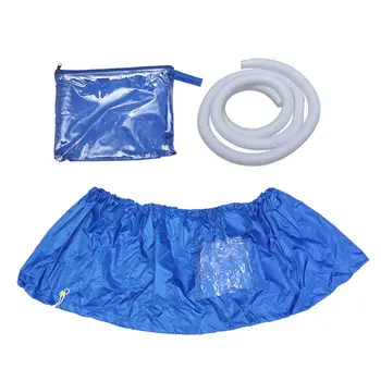 

1pc Durable Waterproof Portable Air Conditioner Cleaning Cover Washing Protector Cloth Dust Cover And Pipe For Home Office Hotel