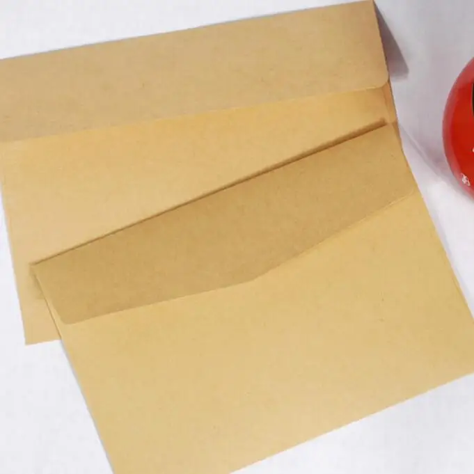 50PCS/lot Simple Vintage Kraft paper envelope wedding Students diy handmade gift envelope 160*110mm school and office supplier