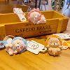 New Cartoon Roar Lion Keychain Cute Pink Yellow Blue Resin Bag Car Metal Keyring Soft Lanyard Women Boy Lover Gift 3