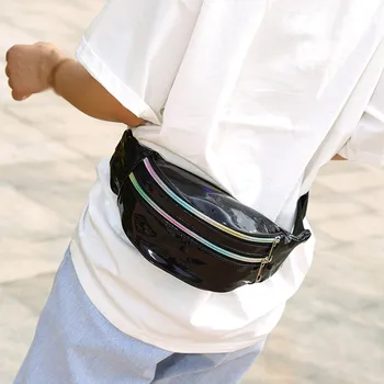 

Fashion Women Students Outdoor Sports Zipper Waist Bag Chest Bag Waist Packs Women's Crossbody Belt Fanny Bag #LL