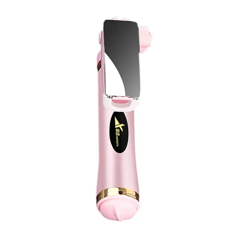 Pink Открытый Bluetooth селфи палка Беспроводной монопод складной ручной держатель для фото LX9A - Цвет: Pink