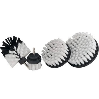 

4-Piece Drill Brush Cleaning Tool for Car Cleaning, Scrubbing and Cleaning, Bathtub Brush Tile Brush Scrub Brush