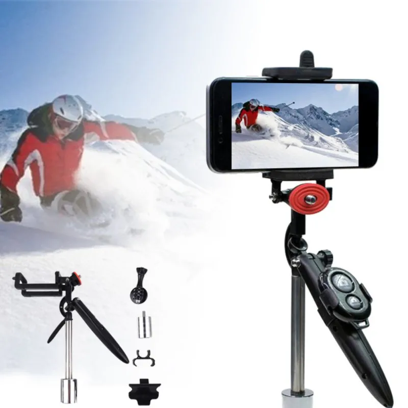 Камера телефон стабилизатор Gimbal селфи палка стержень смартфон держатель для Gopro Hero3+/4/5