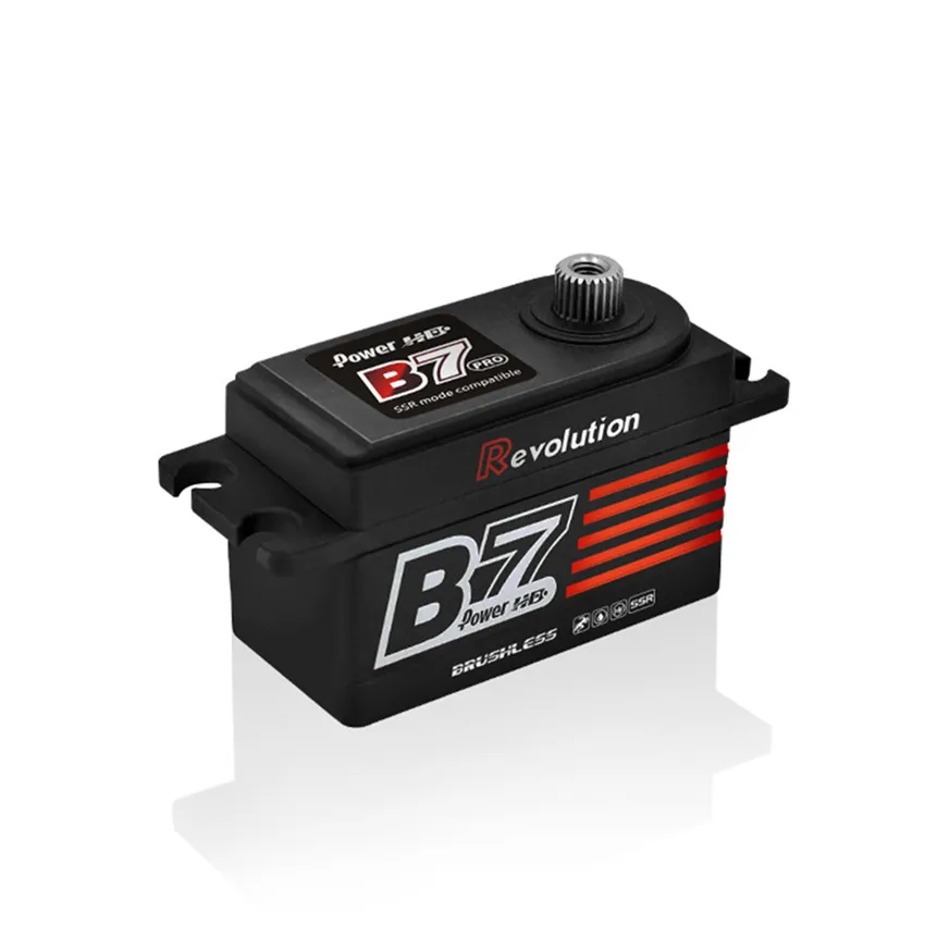 

Power HD B7 Pro Short Body Brushless High Voltage Servo Steel Tooth Revolution Upgraded Version 1/10 RC Car Brushless Servo