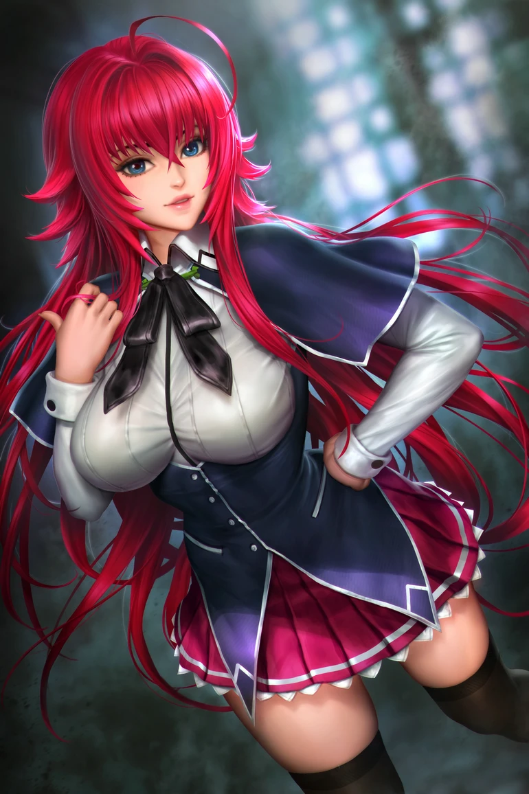 High School DxD - Rias Gremory Can - Canvas Art Print