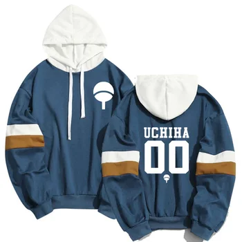 

2020 Spring Summer Anime Naruto Hoodies Men Women Cool Uchiha Hatake Uzumaki Clan Badge Streetwear Sudaderas Hoody Sweatshirt