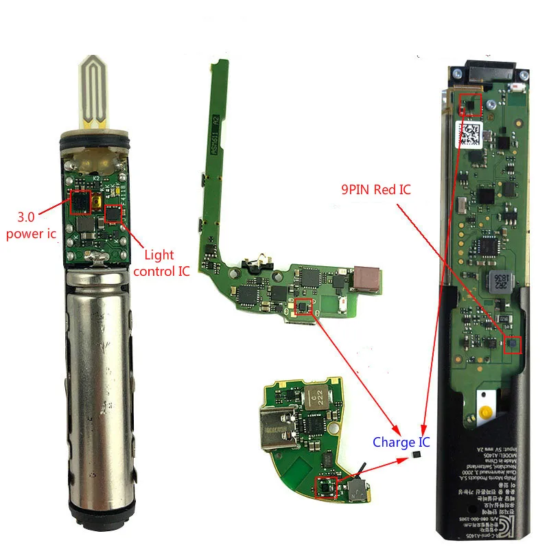 Оригинальный IQOS 3 0 Power IC для PCB 2 4 Plus заряд материнской платы Multi Red светильник