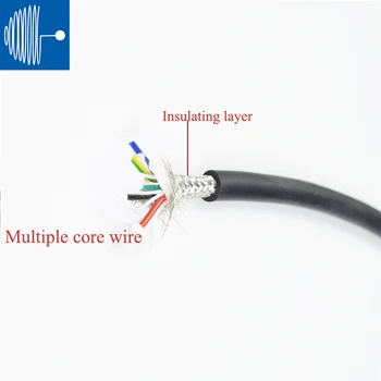 

TRIUMPHCABLE RVVP 9core 5M 0.3MM 0.2MM 0.12MM shielded wire PVC flame retardant sheathed wire temperature resistance 70 ℃ 300V