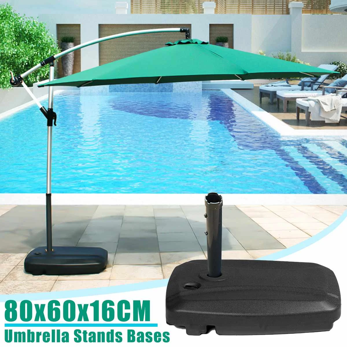 Garden Umbrella Base Outdoor Water Injection Parasol Stand Sunshade Anchor Patio Umbrella Stand Sun Shelter Accessory Water Fill Aliexpress