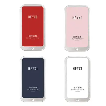 

1pc Portable Solid Perfume Balm 4 Kinds Of Fragrance Alcohol-free Solid Perfumes And Fragrances Deodorant Fragrance
