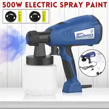 Doersupp 500 Вт электрические пульверизаторы распылители краски безвоздушный распылитель краски Электрический авто мебель стальное покрытие Аэрограф 220-240 В