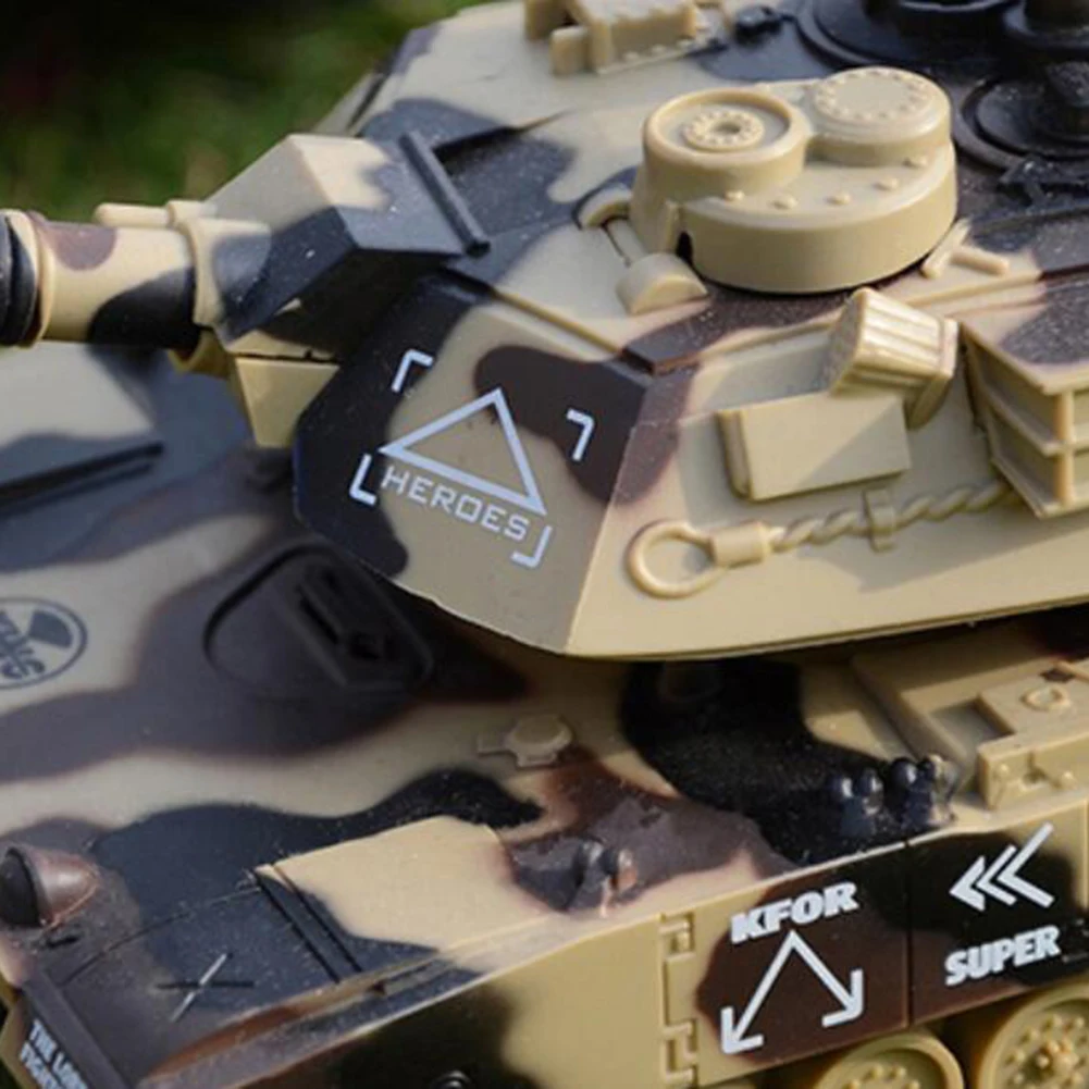 Cena 132 RC War Tank Tactical Vehicle główna bitwa wojskowy zdalnie sterowany czołg z strzelaniem kule Model elektroniczny Hobby zabawki chłopięce