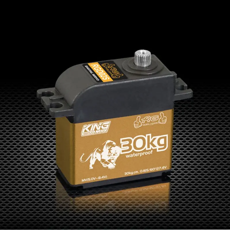 KINGMAX RGD02S 69 г 30 кг. См Цифровой Стандартный водонепроницаемый сервопривод стальная