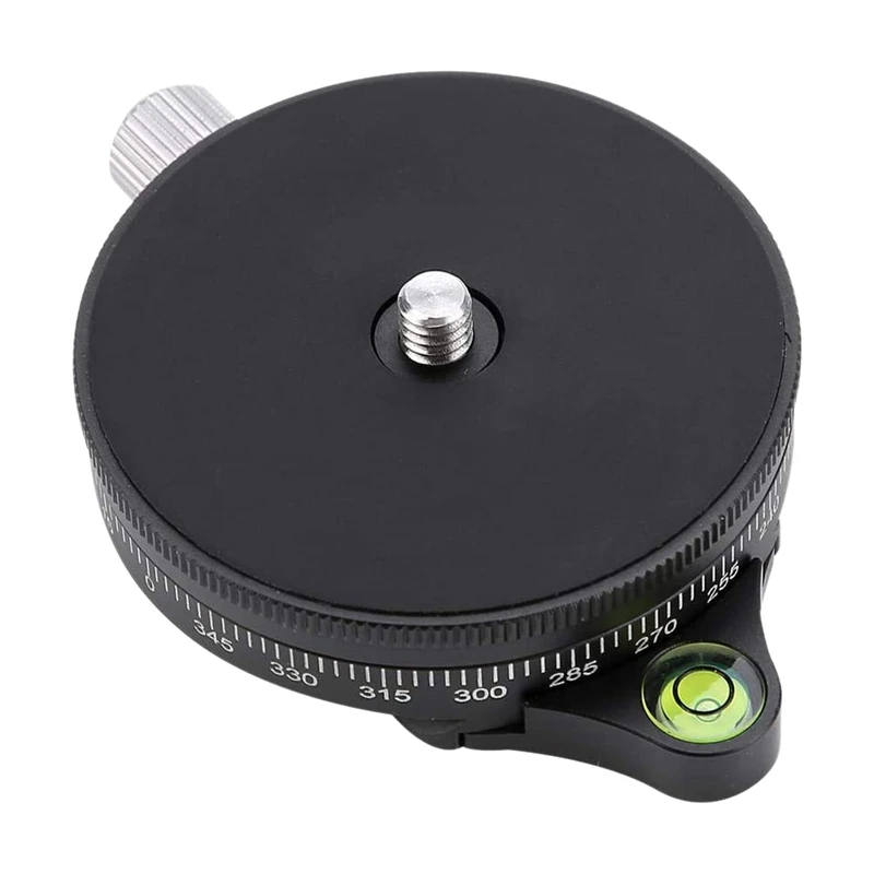 

Tripod Base 360° Disc Tripod Quick Release Plate Panorama Base Head Clamp for DSLR Mirrorless Camera Digital Camera