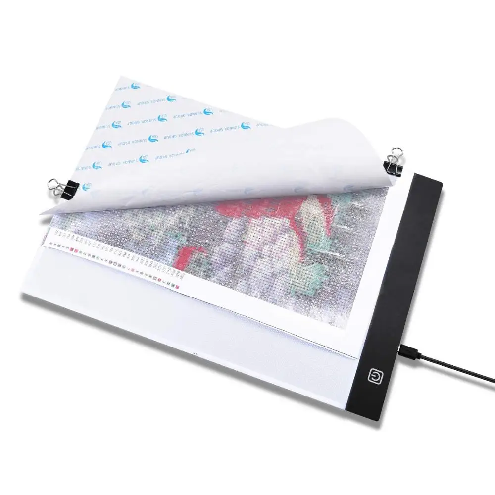 A4 A5 Light Pad Diamond Painting Light Board Tracing Table Box Led Drawing Board Artcraft Tattoo Copy Quilting Xray Pad