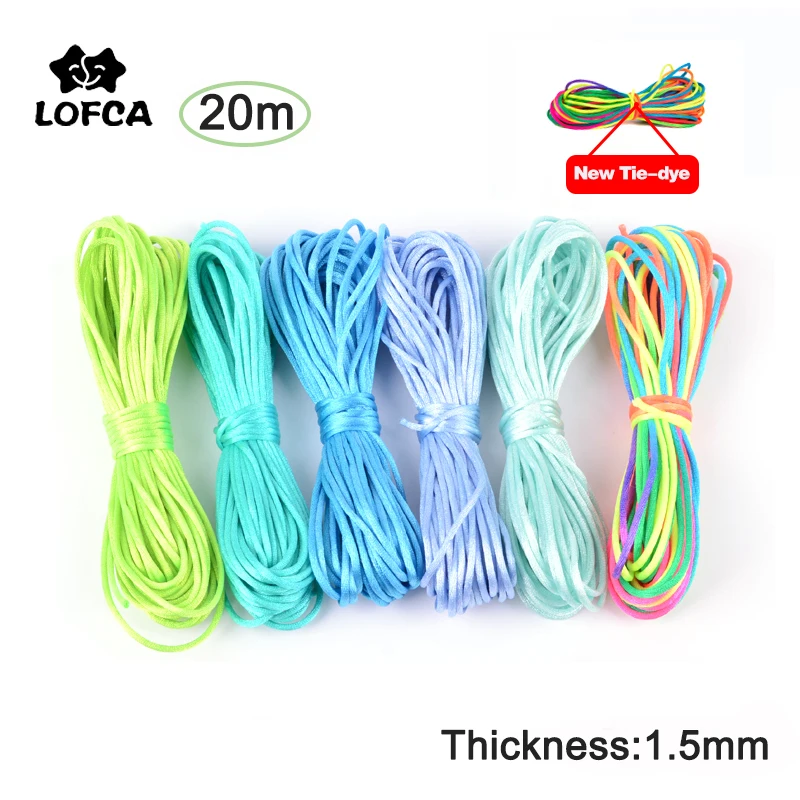 Pacifier Clip-Chain Necklace Jewelry-Thread Teething Silicone Cords Beads DIY Nylon