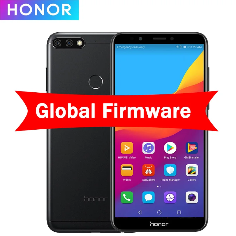 Оригинал Honor 7A Play 2 ГБ 32 5 7 дюймов Snapdragon 430 Восьмиядерный передний 8.0MP задний 13.0MP 3000