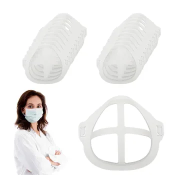 

3D Face Bracket With Buckle For Keeping Fabric Off Mouth, Reusable Washable Translucent Internal Support Face Frame