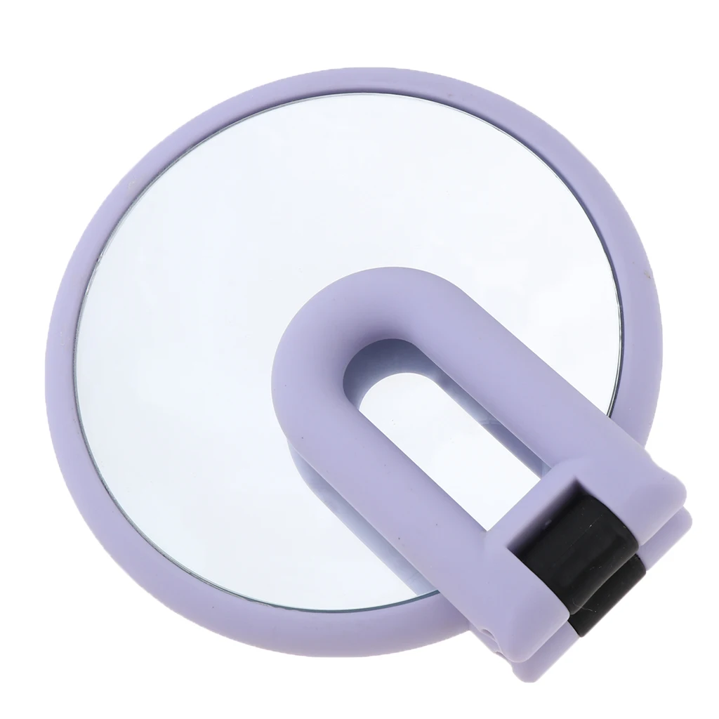 Folding Hand Held Mirror with 2x/3x/15x Magnification & True Image, Travel Countertop Makeup Shaving Mirror 
