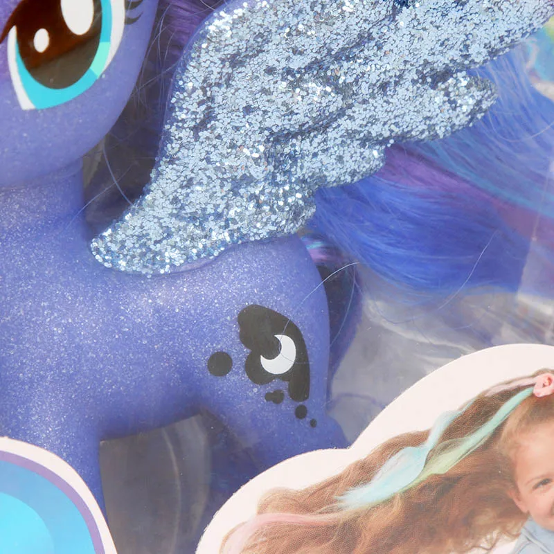 15 см игрушки My Little Pony королевская принцесса Луна Принцесса Селестия блестки ПВХ фигурка Коллекционная модель куклы