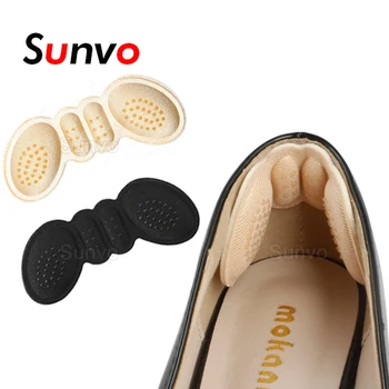Sunvo женские стельки для обуви на высоком каблуке, регулируемый размер, клейкая подкладка для пятки, защитная наклейка, снятие боли, вставки для ухода за ногами