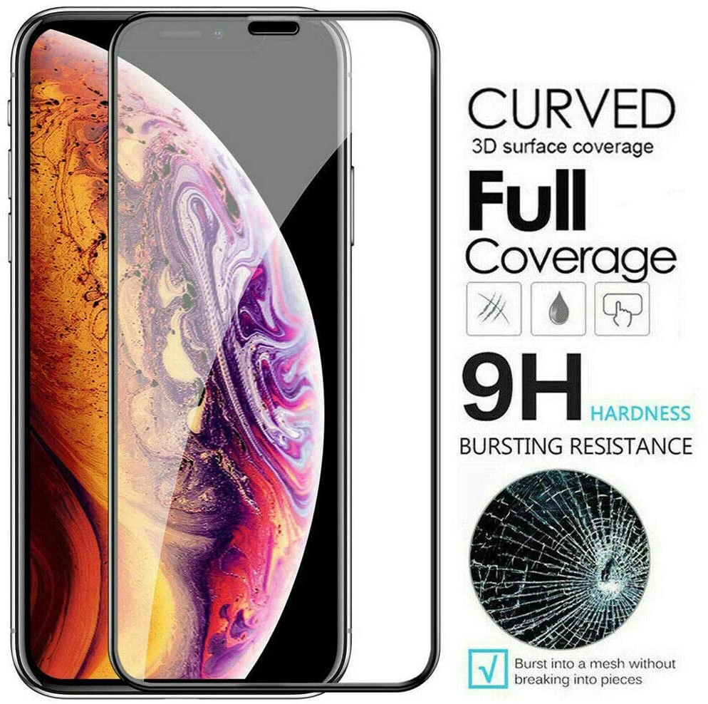 Защитное стекло закаленное для Iphone 11 Pro Max XS XR MAX 8 7 6 6s Plus | Мобильные телефоны и