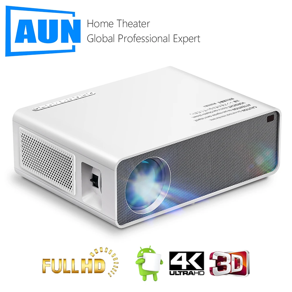 

AKEY7 MAX AUN Projector Full HD 1080P 7500 Lumens Videoprojecteur LED Projector for Home Mobile Support 4K Video Beamer