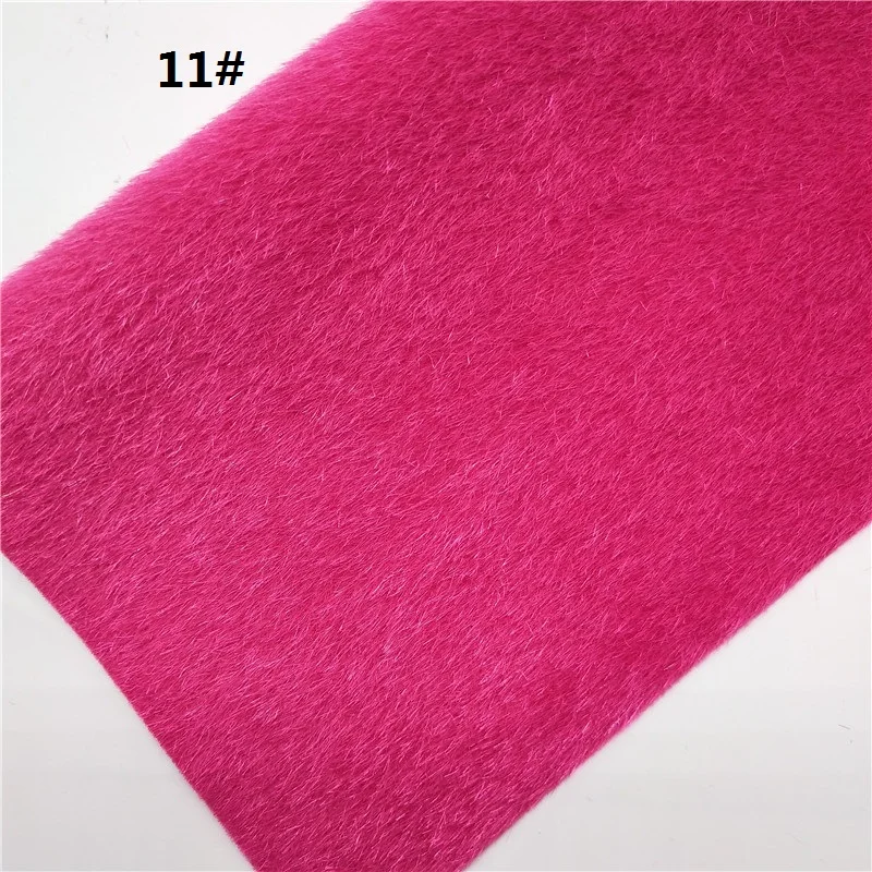 11 1 шт. 21X29 см Мех Кожа Флокирование кожа для DIY аксессуары 7S17E - Цвет: 11