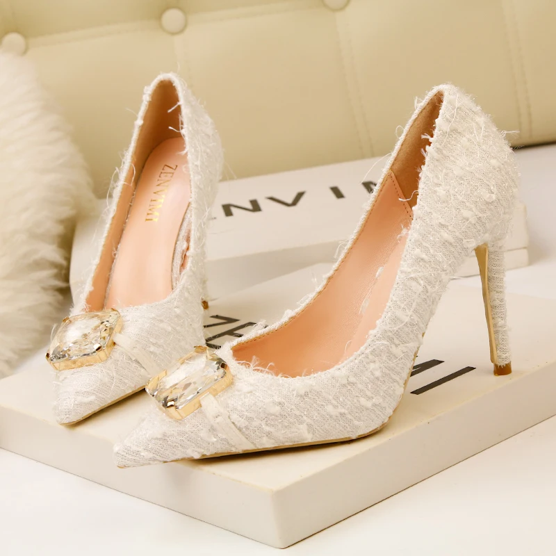 Shoes Women Pumps 2019 New Women High Heels Shoes Fashion Crystal Wedding Shoes Pumps Women Heels Stiletto Women Shoes
