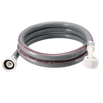 

uxcell Automatic Washing Machine Inlet Hose Water Pipe PVC 2M BSP3/4 Washer Connector Explosion Proof Grey