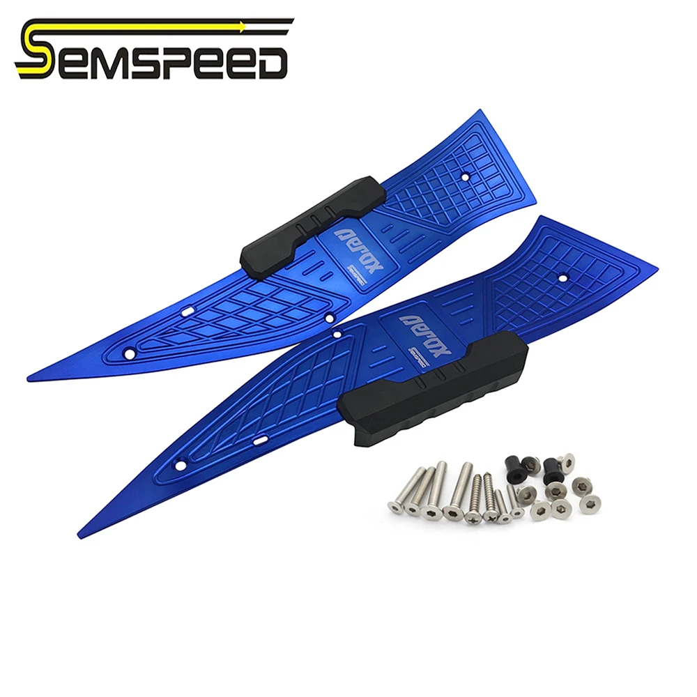 SEMSPEED подставка для ног мотоцикла Yamaha NVX155 150 125 Aerox155 L155 2015 2018 2019 2020 коврик пластина