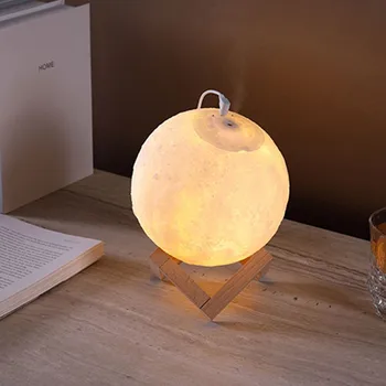 

15000ML LED Moon Air Humidifier LED Touch Tri-color 3D Moon Light Diffuser Aromatherapy Essential Oil Ultrasonic Mist Purifier