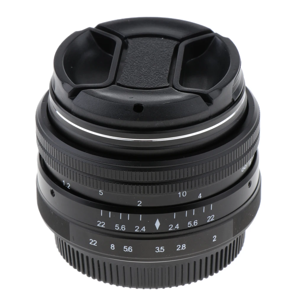 

50mm f/2.0 HD Manual Focus MF Prime Lens for Olympus Panasonic M4/3 Micro Four Third EM1,M,M10,EP5, GH3/4