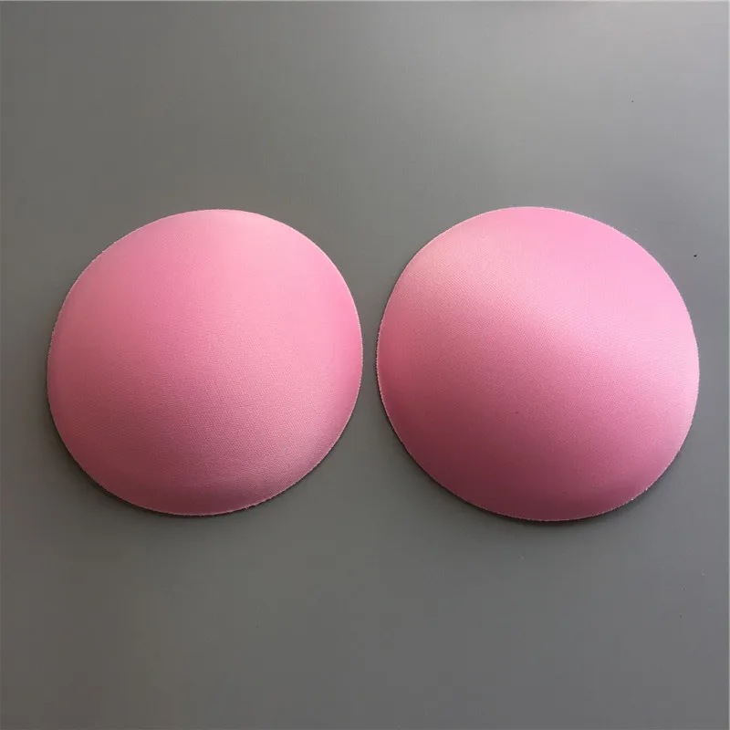 4 пар/лот, дышащий купальник, свадебное платье, губка для груди, толстая Подушка для груди, маленькая грудь, собирается на подушке RS2063 - Цвет: Round Pink