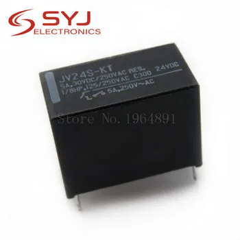 

5pcs/lot JV24S-KT JV-24S-KT JV24-KT 24V 24VDC DIP-4 5A 30VDC 250VAC In Stock