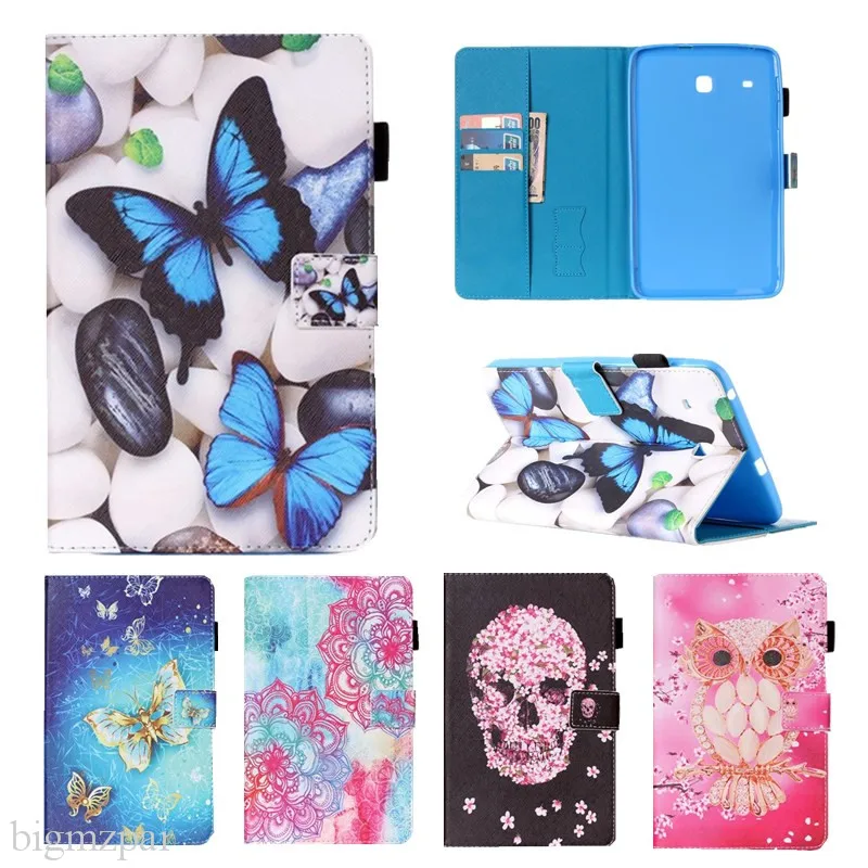 Цветной чехол для 3D-принтера Samsung Galaxy Tab E 8 0 T377 T375 T377V планшетов Магнитный защитный