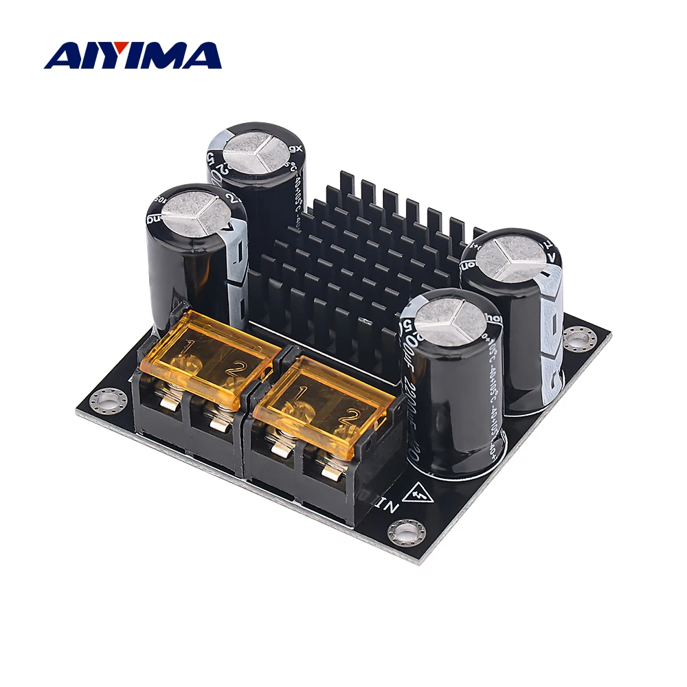 AIYIMA 50A Power Amplifier Filter Power Supply AC220V Eliminate DC Power Filters For Toroidal Transformer streaming amplifier