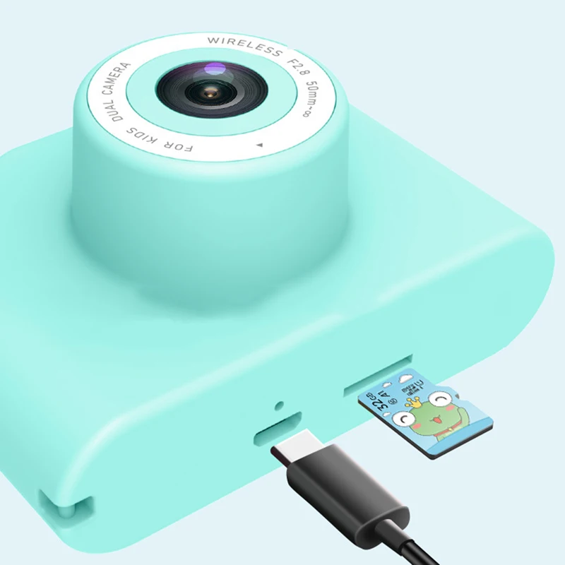 24,0 MP HD мини детская камера мультяшная Цифровая видеокамера для детей перезаряжаемая таймизированная съемка камера игрушки детские подарки