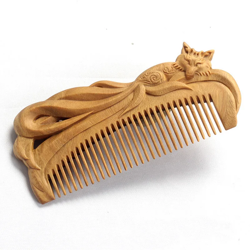 Расческа для волос из сандалового дерева ручной работы 1 шт.|combs for hair styles|style combhair