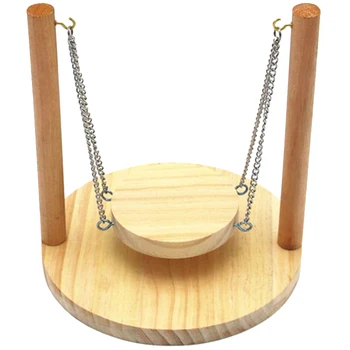 

1PC Natural Eco-Friendly Handmade Cute Creative Hamster Small Swing Hanging Bed Mouse Pet Accessories Cage Hamster Toy
