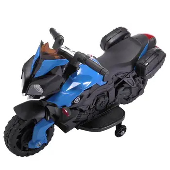 

6 V Kids Ride On Cool Electric Music Motorcycle Driving Toy Car Children Training Wheels Battery Powered Rechargeablefor TY0429