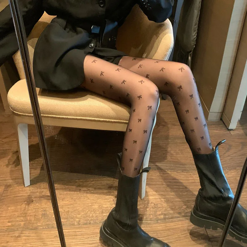 Sexy Women Pantyhose Tights Seamless Mesh Fishnet Nylon Polka Dot Print Tight Summer Stocking Female Hosiery women's Sock Pants