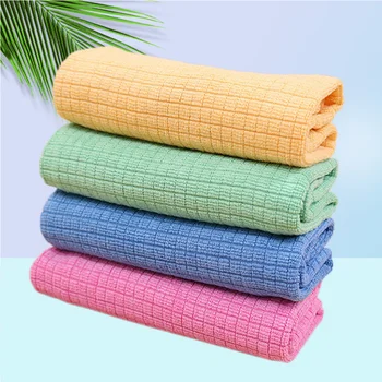 

4pcs Microfiber Dishclothes Multipurpose Lint-free Dishrags Dish Towels for Furniture Cleaning