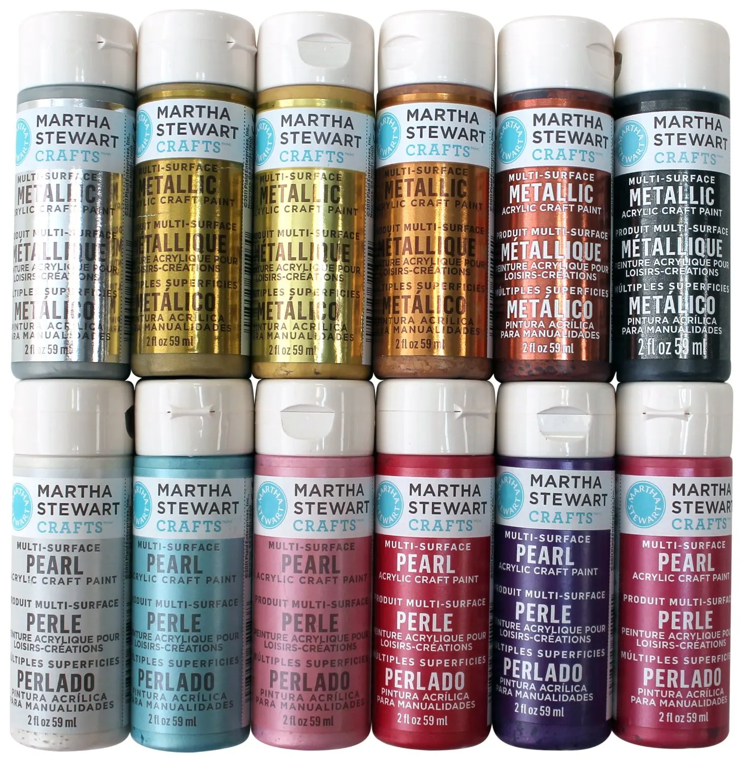 American plaid acrylic paint painted martha stewart metal/pearl series  semi-gloss Paint for fabric