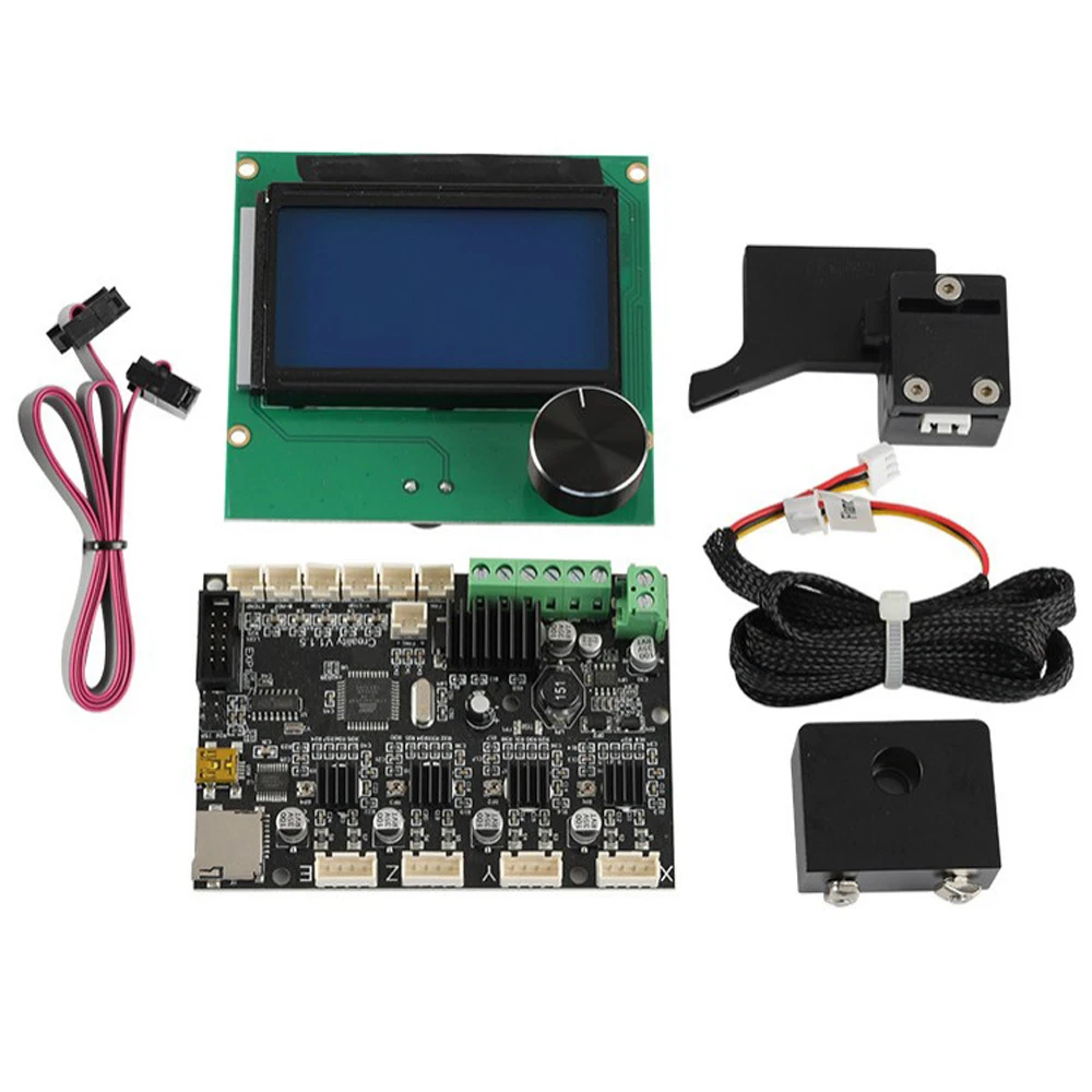 3D принтер Creality Silent V1.1.5 материнская плата с 12864LCD ультра-тихий драйвер TMC2008 ISP/USB Arduino для Ender-3/Pro/5/CR-10